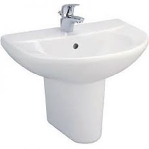 Chậu lavabo treo tường chân dài Cotto C014