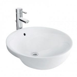 Chậu lavabo bán âm bàn Inax L-333V(EC/FC)