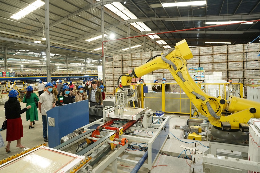 Gạch Prime được sản xuất trên dây chuyền công nghệ hiện đại