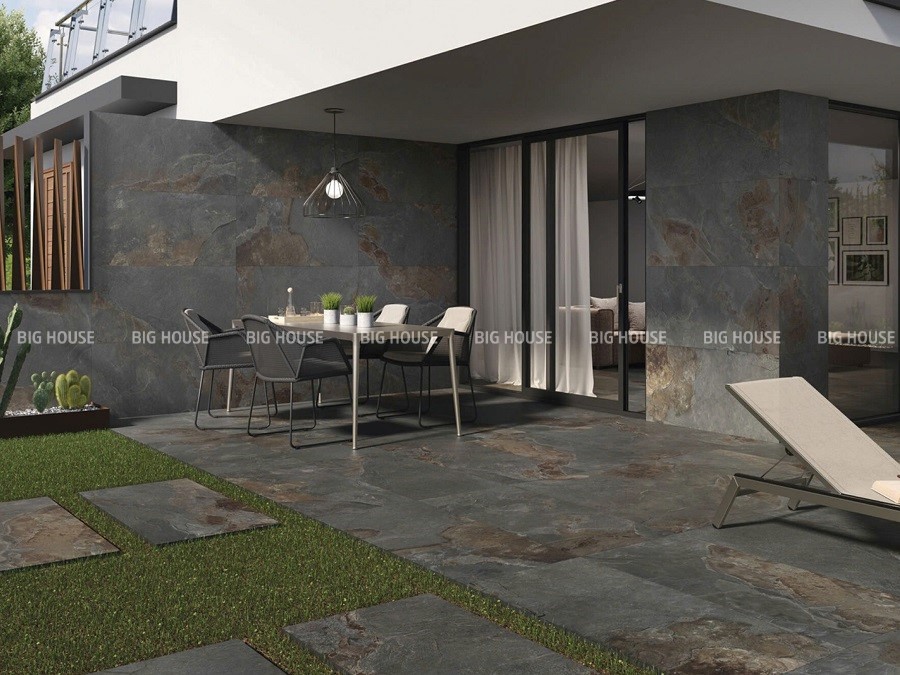 Mẫu gạch Ấn Độ Slate Black 60x120