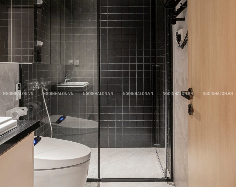 Gạch vuông 100x100 màu đen