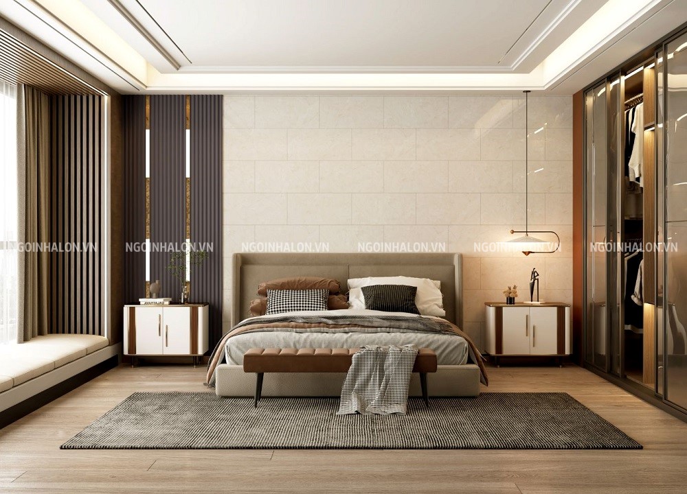 Mẫu gạch Đồng Tâm 3060CLOUD010 tone kem ốp tường 