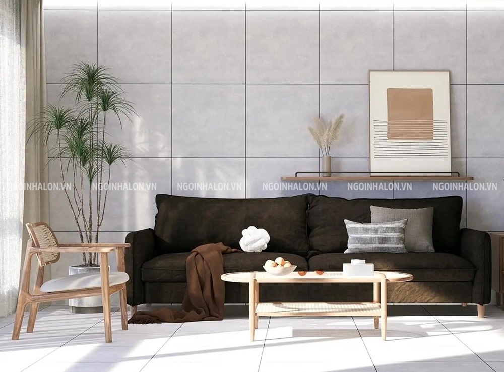 gạch ốp tường 60x60 vân mây
