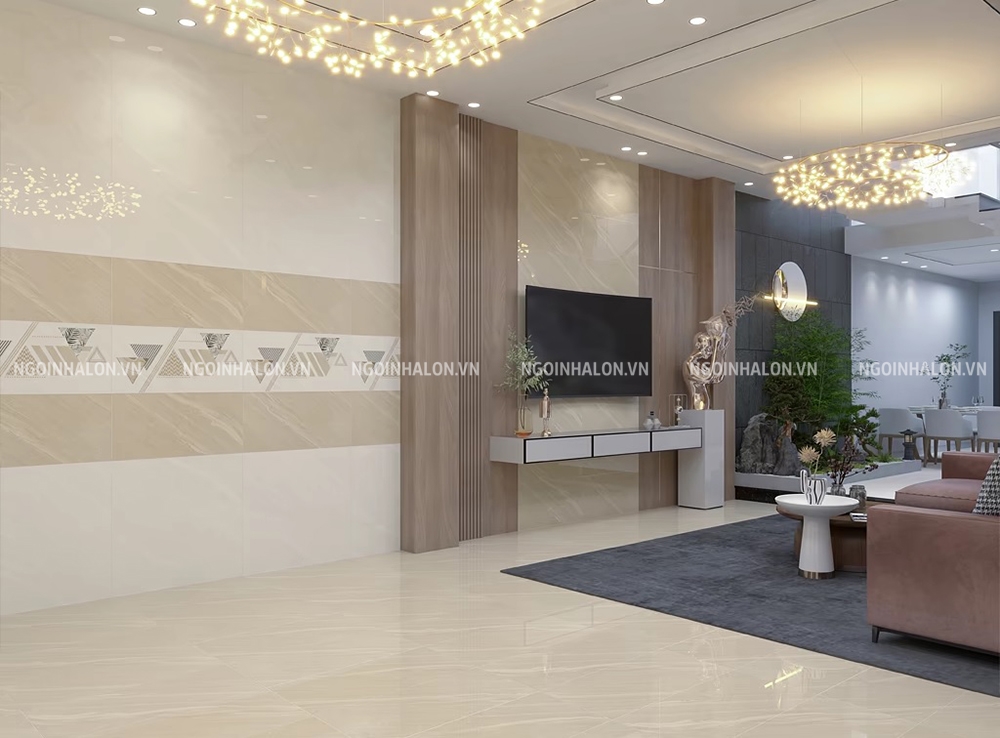 Gạch ốp tường 40x80 Mikado có độ hoàn thiện cao.