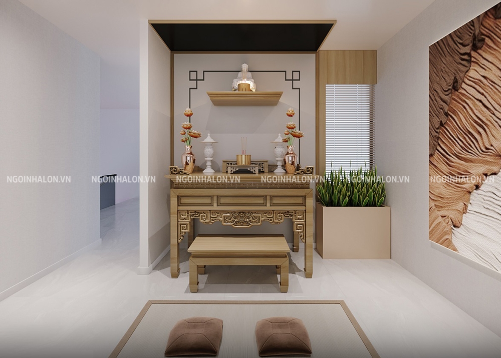 mẫu gạch lát phòng thờ giả xi măng