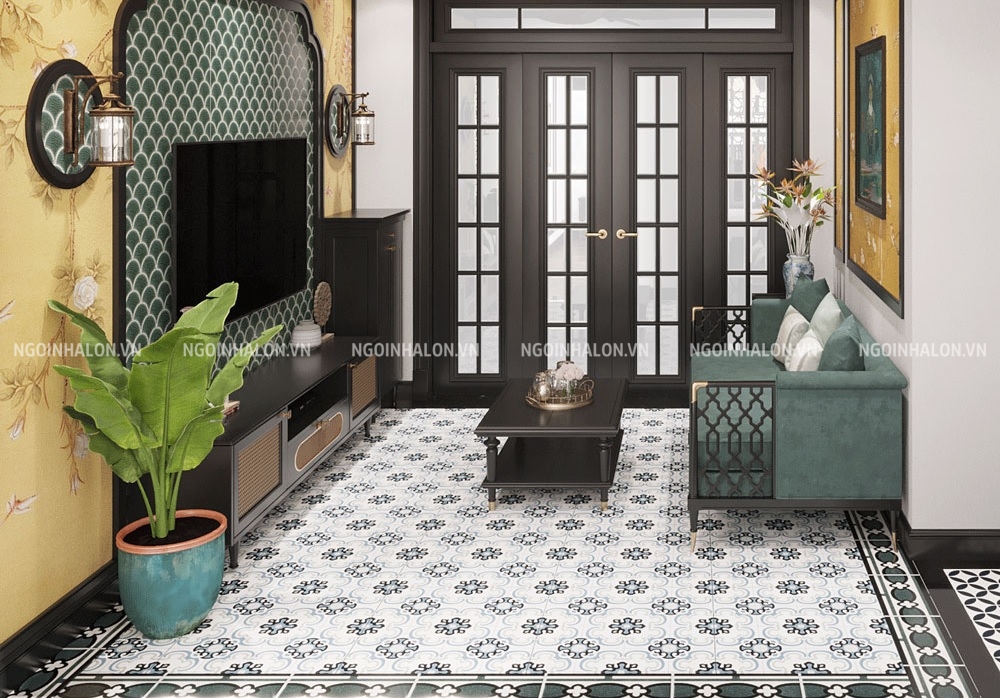 ưu điểm của gạch bông lát nền 60x60