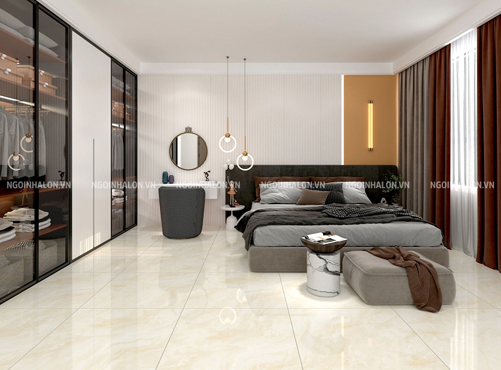 Gạch lát nền 80x80 vân đá Tasa 9207