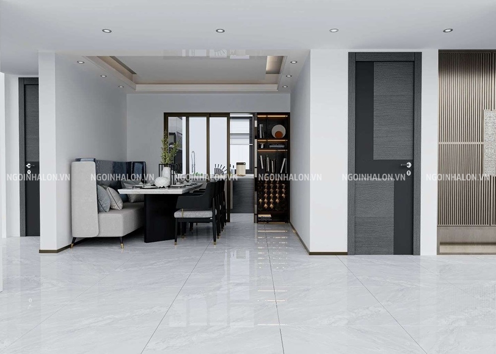 Gạch lát nền 80x80 vân đá Viglacera FL5 GP8803