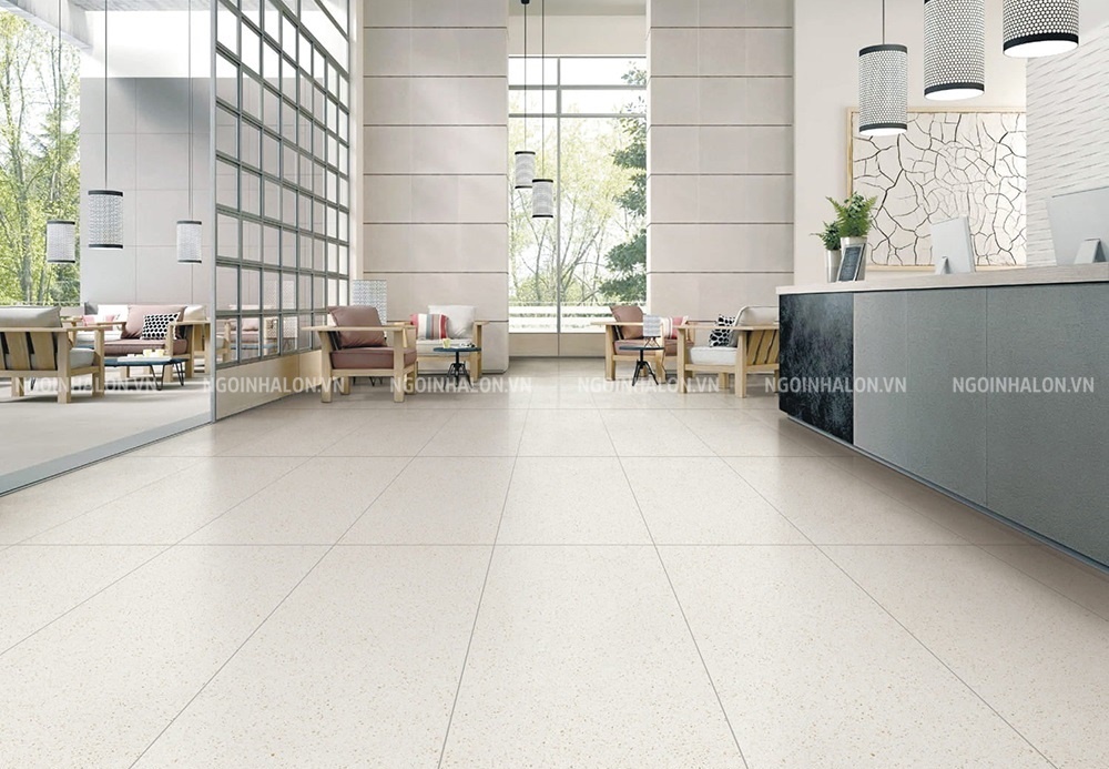 gạch terrazzo 600x1200 màu beige