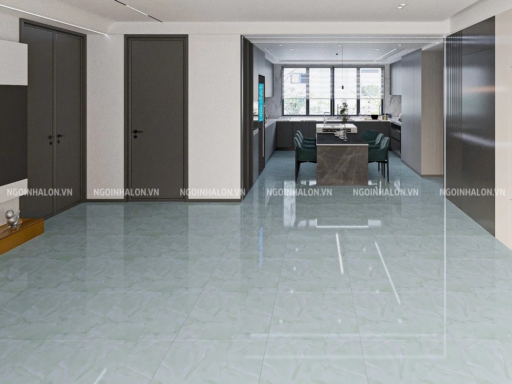 gạch lát nền hợp mệnh Mộc Ý Mỹ P68128