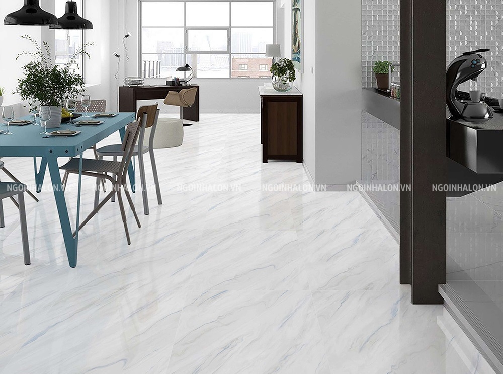 Gạch trắng vân mây 80x80 Prime 21609 Gạch trắng vân mây 80x80 Prime 21609