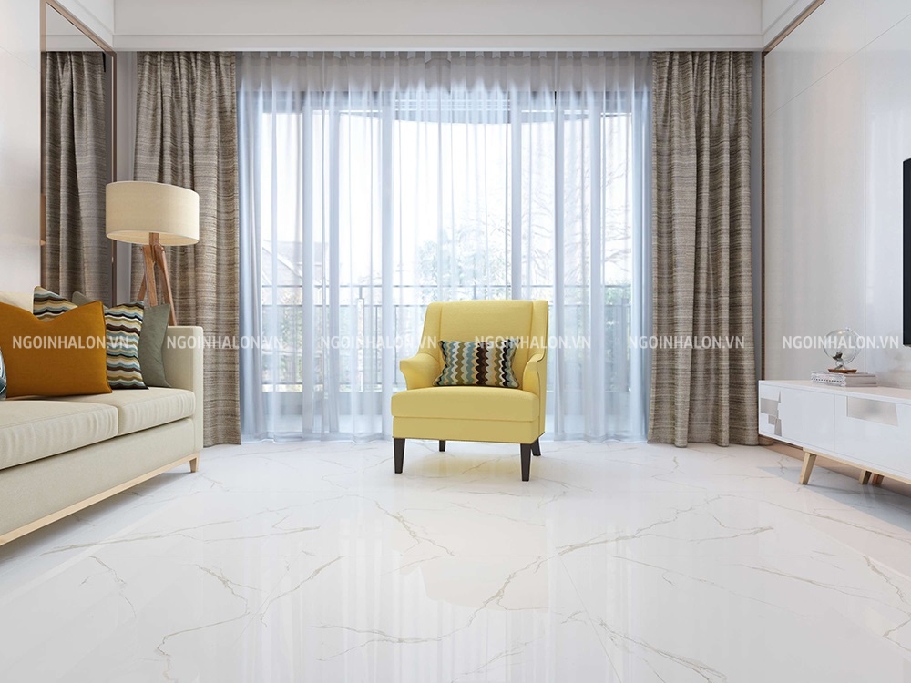 Gạch trắng vân mây 80x80 Viglacera MDP 821 Gạch trắng vân mây 80x80 Viglacera MDP 821