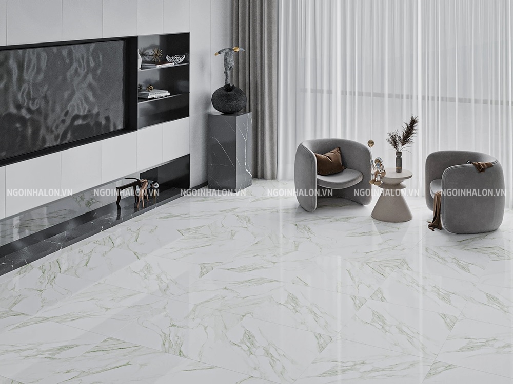Gạch lát nền màu trắng Ý Mỹ Y6090R