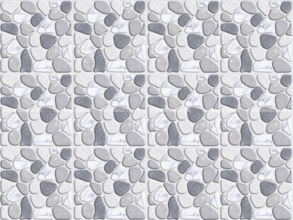 map gạch WC giả sỏi 30x30 màu xám