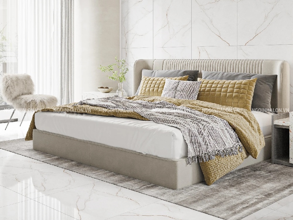 chọn họa tiết gạch ốp tường phòng ngủ