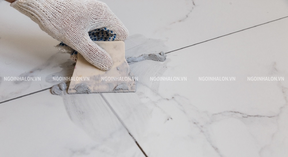 Công đoạn chà ron gạch cần đúng thời điểm và đúng kỹ thuật Công đoạn chà ron gạch cần đúng thời điểm và đúng kỹ thuật