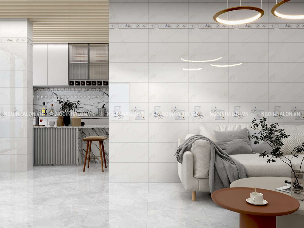 Gạch vân đá Prime 22072 màu trắng 