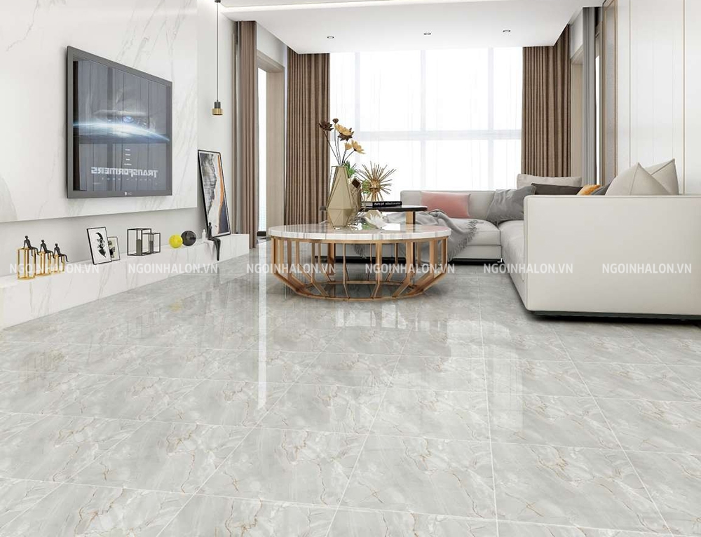 Gạch men bóng giúp phản chiếu ánh sáng tốt Gạch men bóng giúp phản chiếu ánh sáng tốt