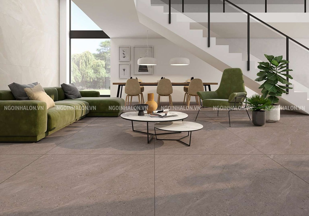 gạch lát nền phòng khách 100x100 Prime 21010