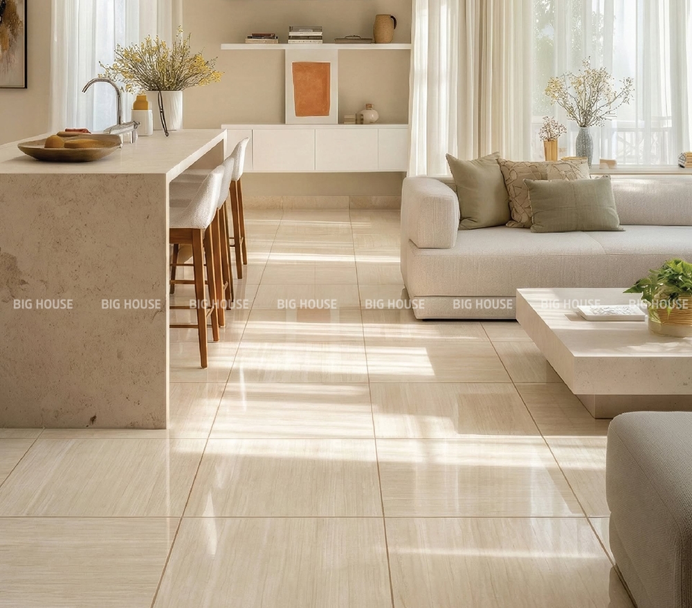 Gạch lát nền vân đá Travertine Prime 56005