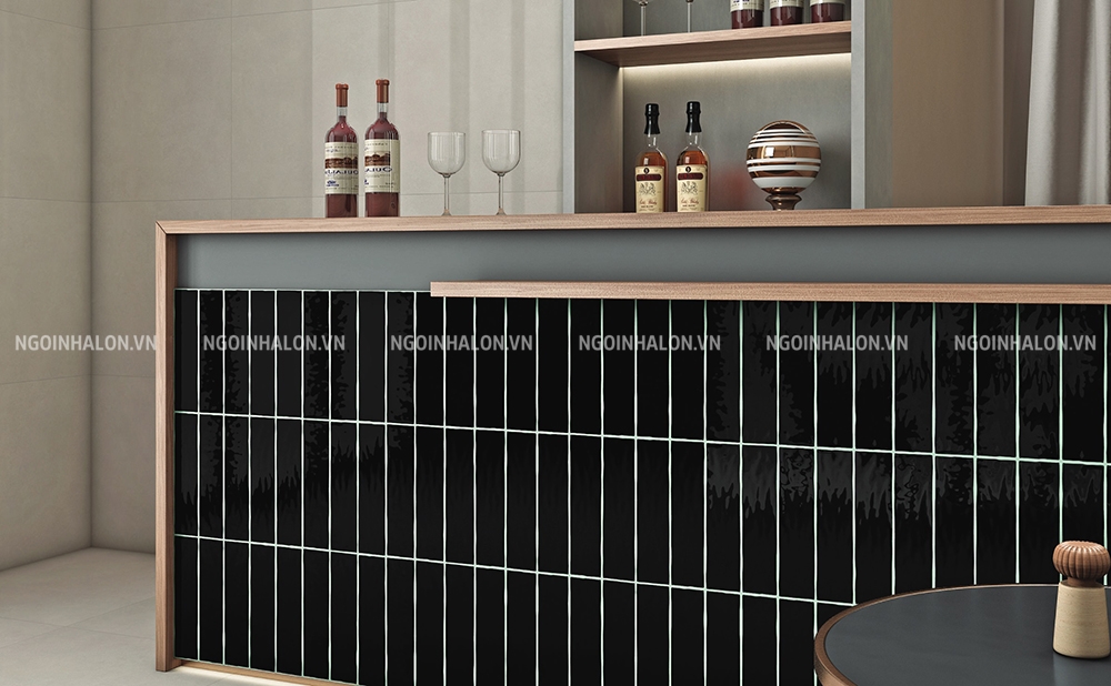 gạch thẻ 75x300 ốp quầy pha chế gạch thẻ 75x300 ốp quầy pha chế