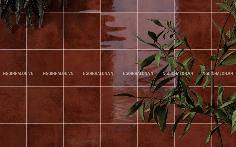 Gạch thẻ đỏ 150x150mm