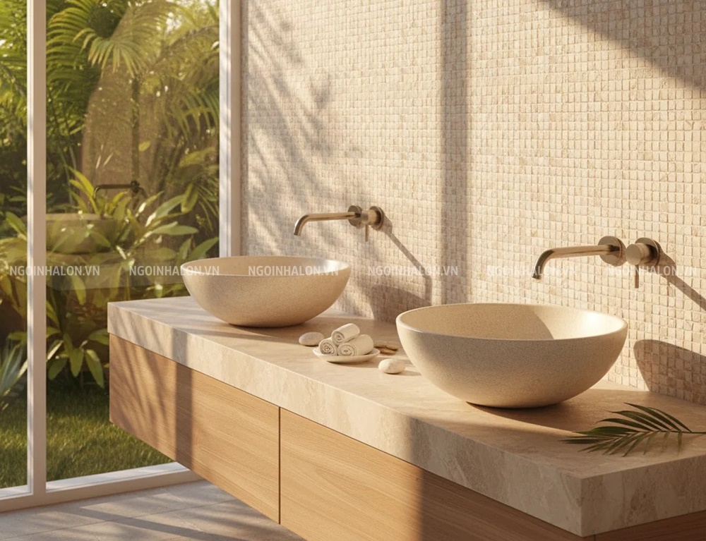 Mosaic đá hình vuông là dòng thông dụng nhất hiện nay Mosaic đá hình vuông là dòng thông dụng nhất hiện nay