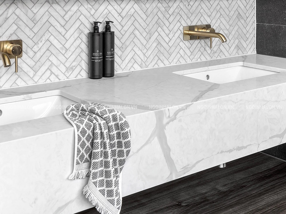 mosaic đá xương cá trắng marble mosaic đá xương cá trắng marble