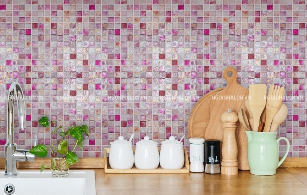  gạch kính mosaic đep mắt